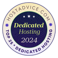 award HostAdvice 2024: Top 25 Dedicated Hosting