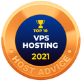 award HostAdvice 2021: Top 10 VPS Hosting