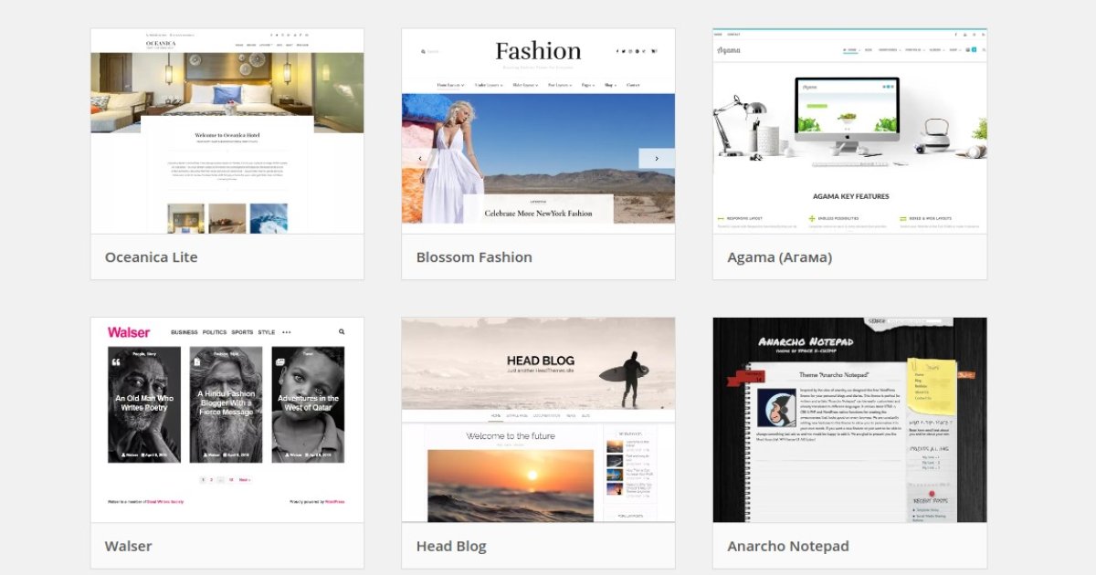 Как выбрать шаблон для сайта на WordPress?
