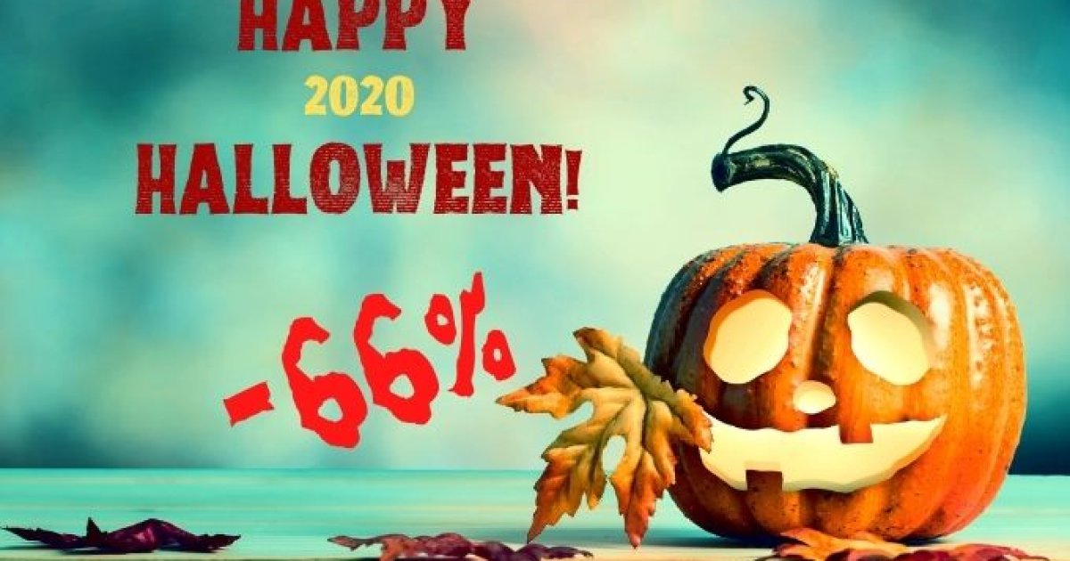 Акция на Хэллоуин 2020: страшные скидки!