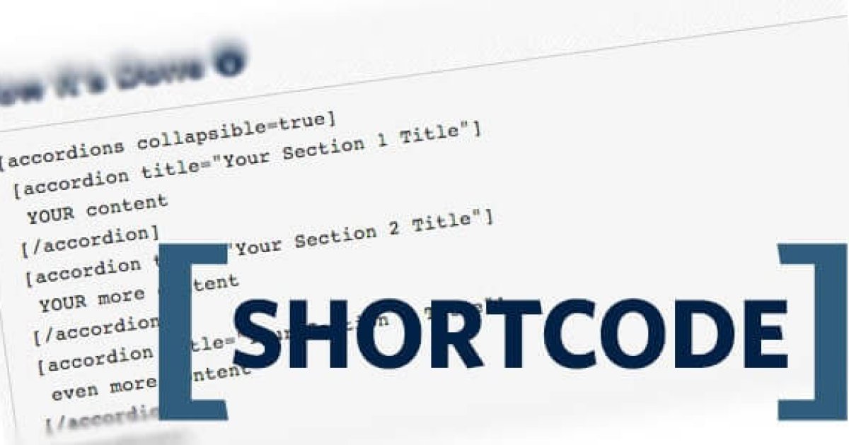 Шорткоди в WordPress: що це, навіщо потрібні і як з ними працювати?