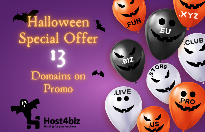 13 discounted domains for Halloween