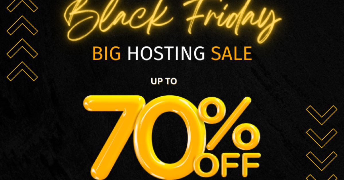 Black Friday 2023 on Host4Biz!