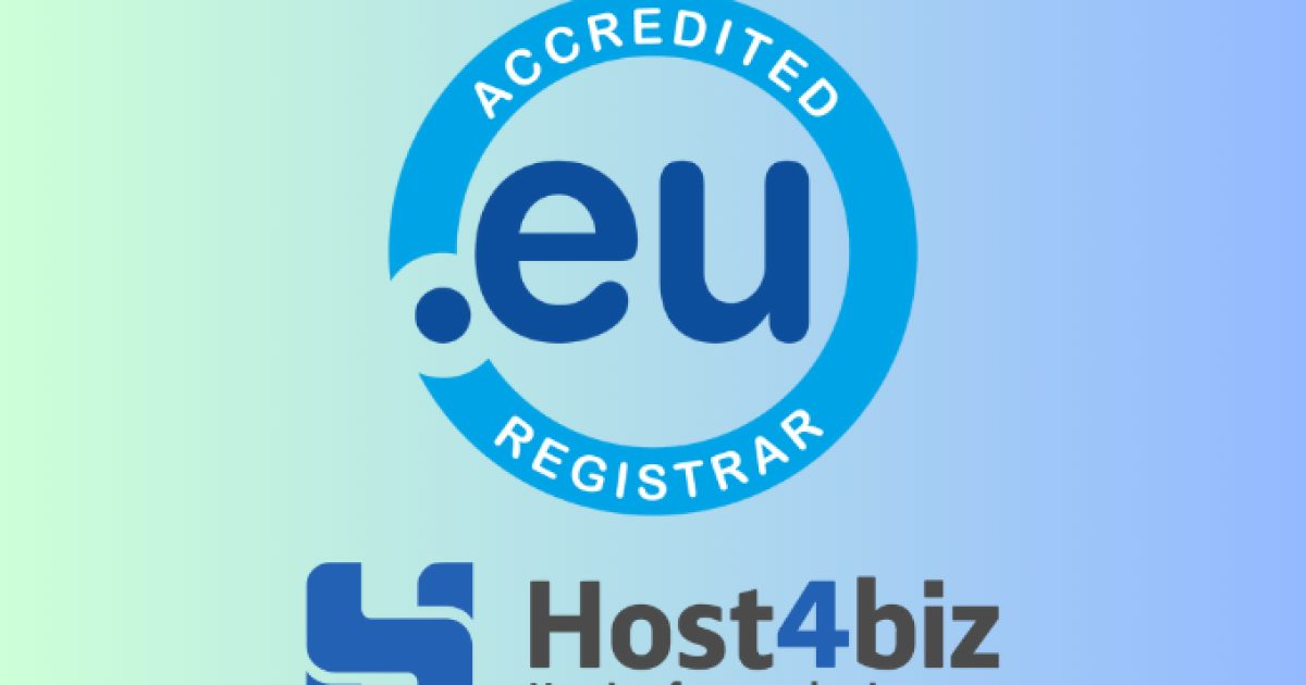 Host4Biz - аккредитованный регистратор домена .EU